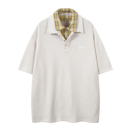 Hustle vintage summer t-shirt short sleeve polo shirt