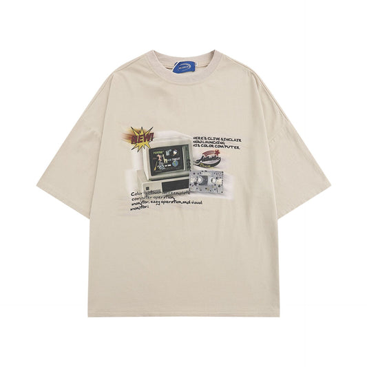 Hip hop shirt t-shirt vintage short sleeve