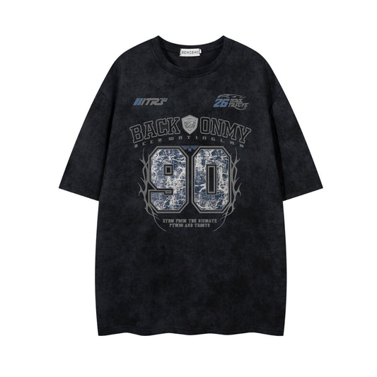 Vestimenta De Los 90 Summer Vintage Printed Short Sleeve T-Shirt