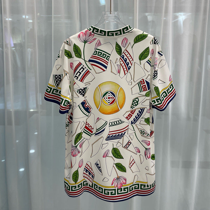 East Coast Shirts Crew Neck Short Sleeve T-Shirts, Tops