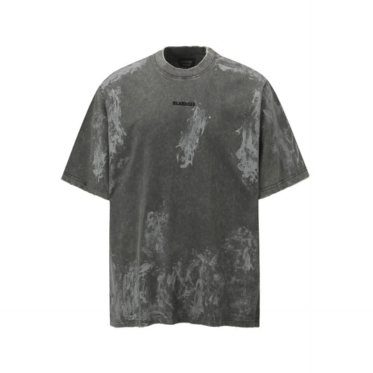Ye T Shirt Summer Vintage Washed Graffiti Short Sleeve T-Shirt