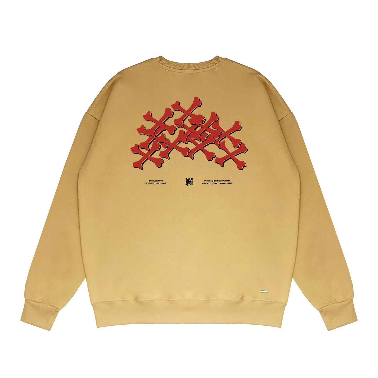 Amiri Long Sleeved Shirt Fashion Brand Crew Sweatshirts round Neck Sweater