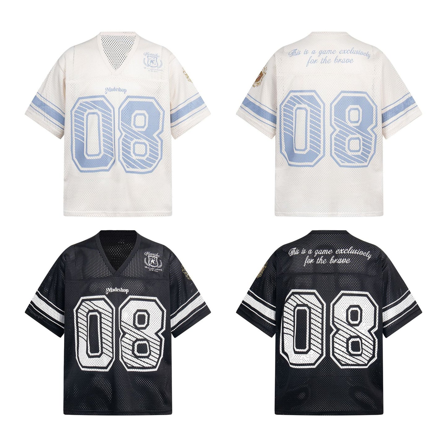 Vestimenta De Los 90 Summer Hollow Loose Print Short Sleeve T-Shirt