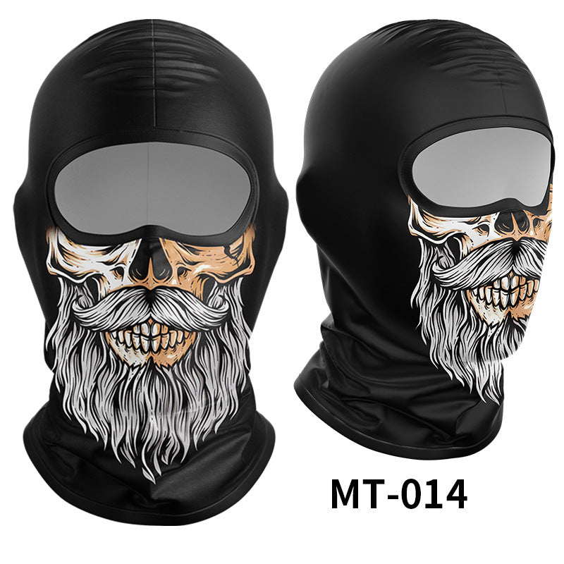 Cycling Windproof Hood Sunscreen Windproof Ice Silk Mask Men's and Women's Full Face