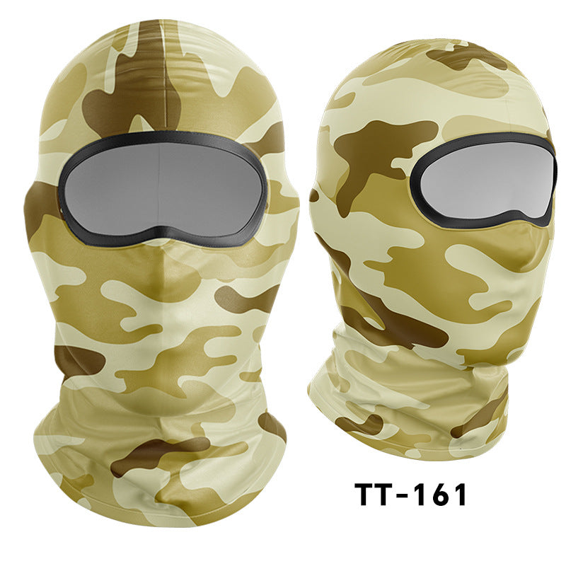 Cycling Windproof Hood Dust and Sun Protection Summer Camouflage Mask