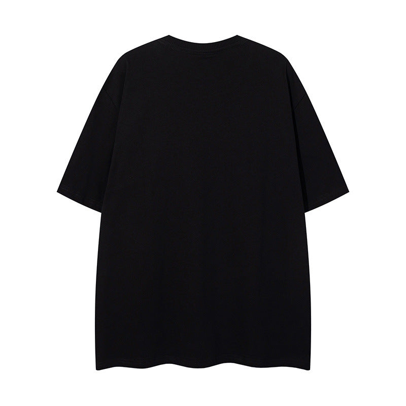 Camisetas streetwear Summer Vintage Casual Loose Short Sleeve T-Shirt