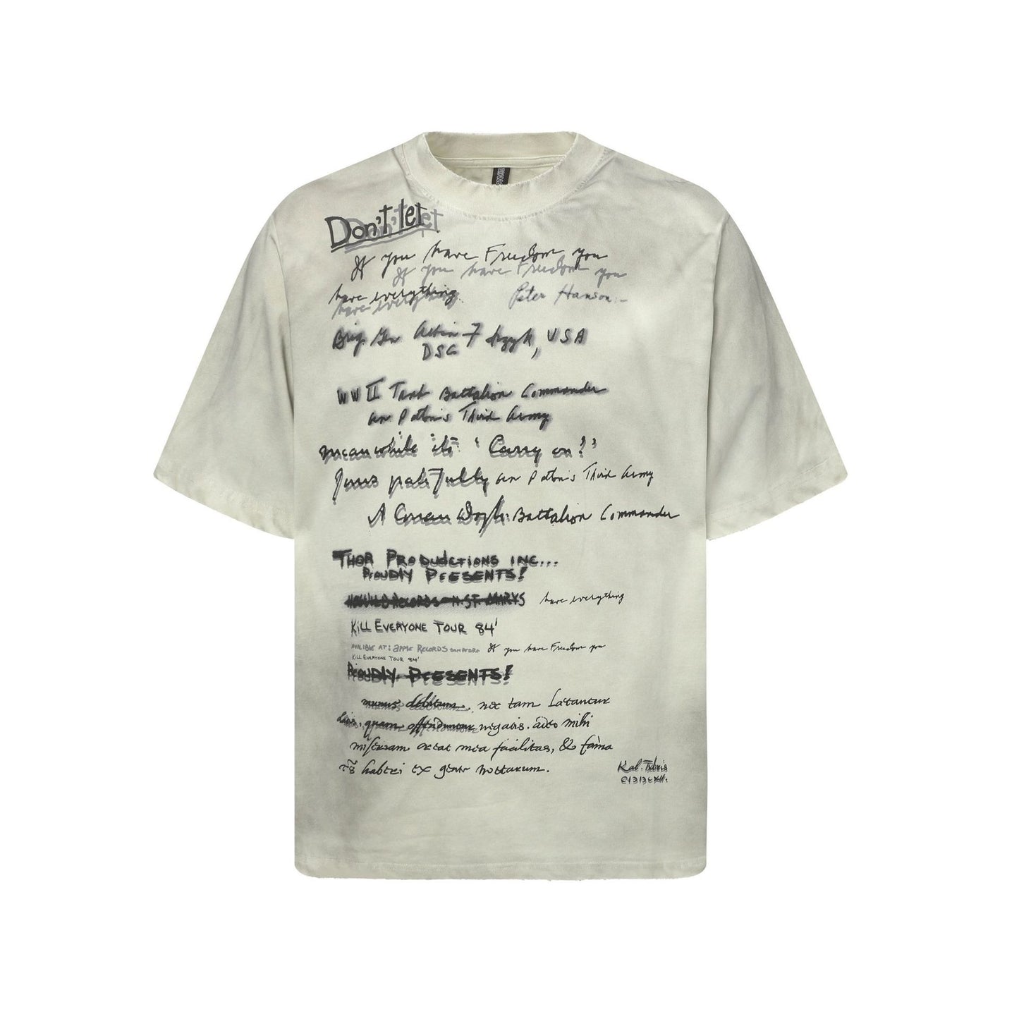 Hip Hop Clothing Summer T-Shirt Loose