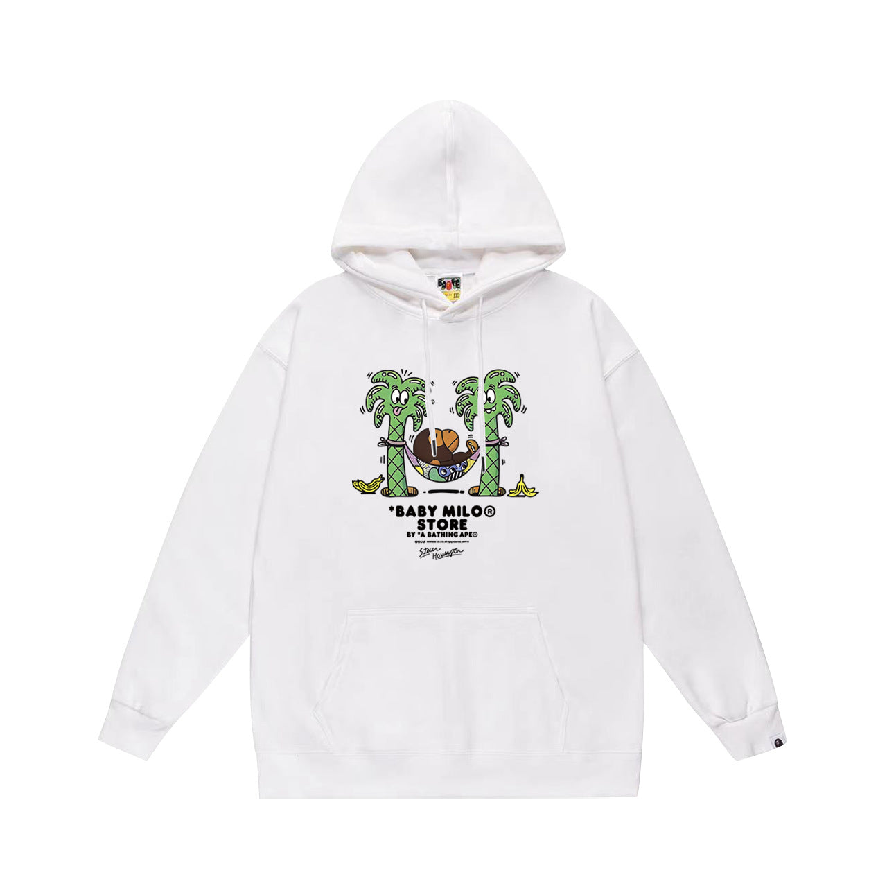 Ape Hoodie Autumn/Winter Letter Print Loose Hoodie Pullover Ape Sweater