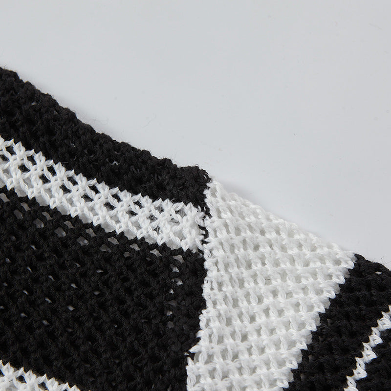 Nyc 1990 Shirt Casual Loose Knitted Sweater