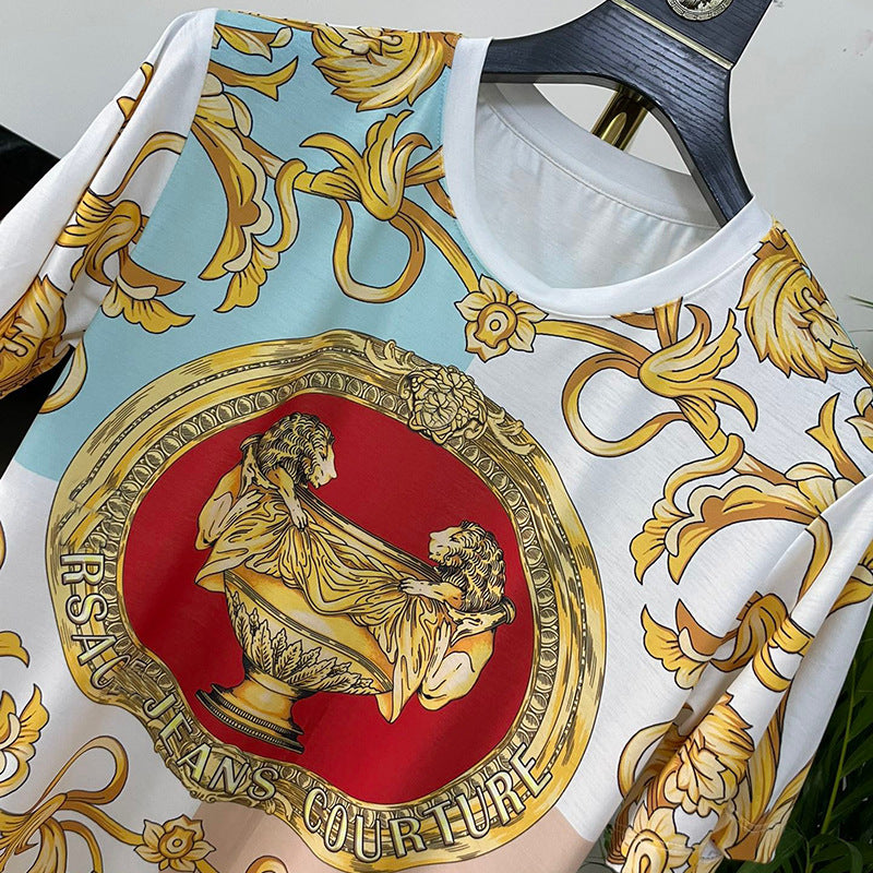 East Coast Shirts Spring/Summer Digital Print Casual Men's Short Sleeve T-Shirt