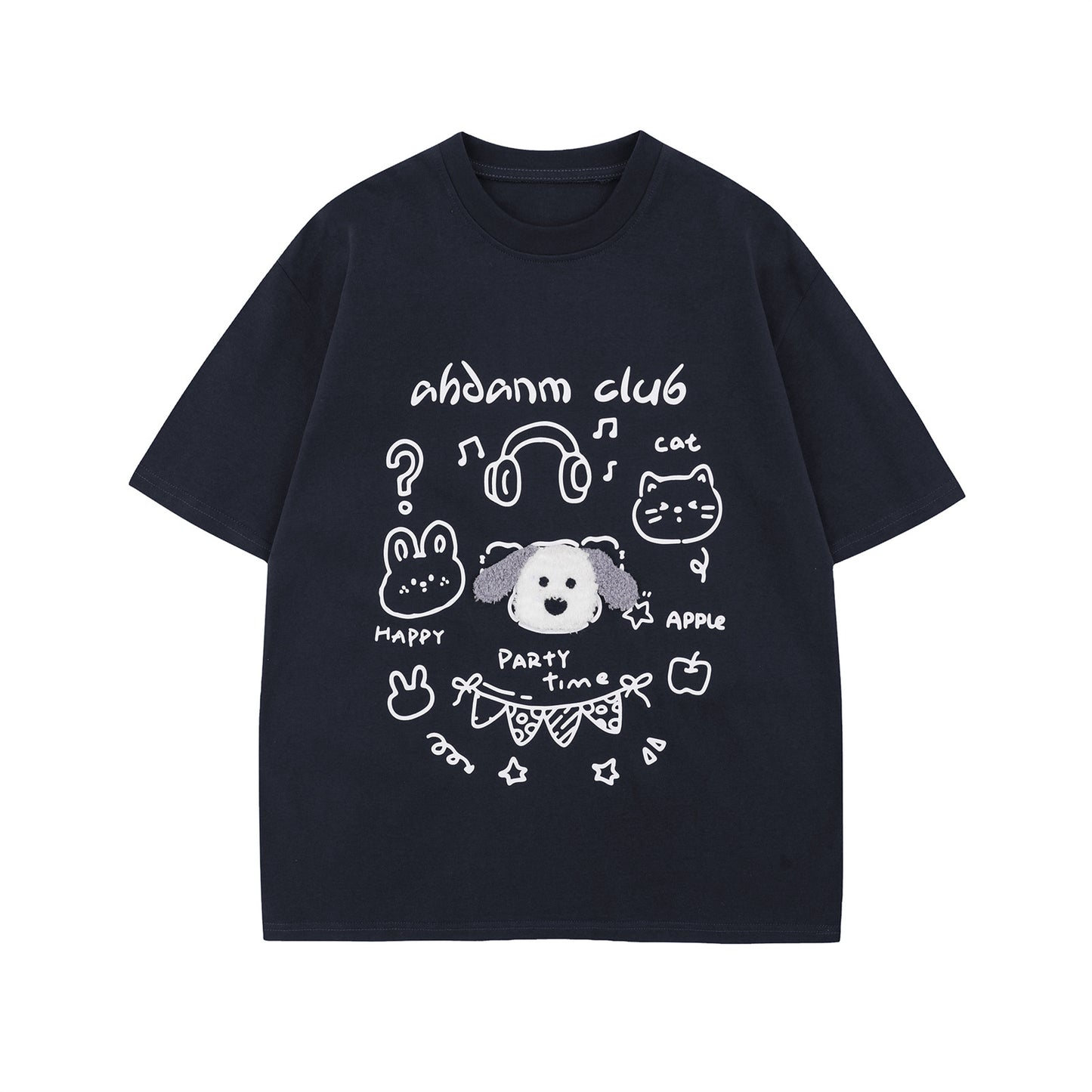 Nyc T Shirt Vintage Short Sleeve T-Shirt Summer Loose Casual Top