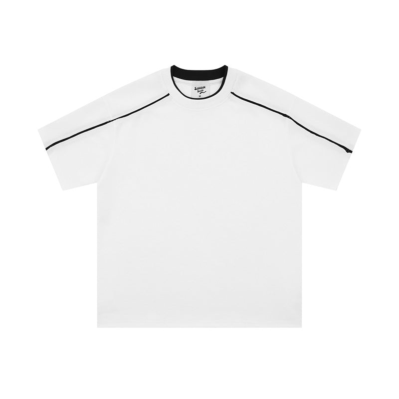 Hip Hop Shirts For Boys Vintage Hip Hop Short Sleeve T-Shirt Oversize Top