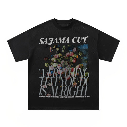 Camisetas streetwear Summer Vintage Alphabet Print Casual Loose Short Sleeve T-Shirt