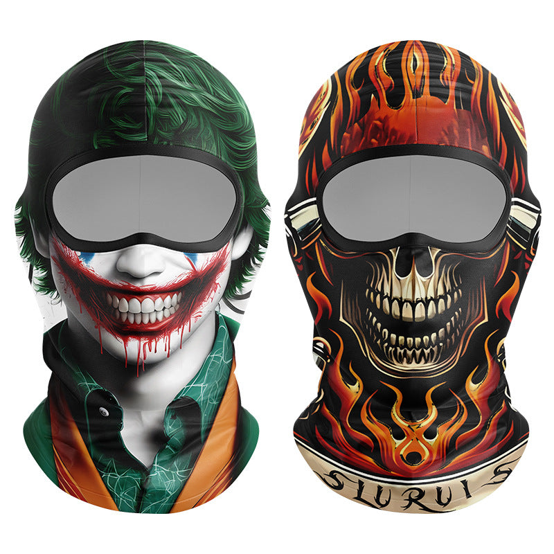 Cycling Windproof Hood Sunscreen Ice Silk Lining Cap Men's and Women's Face