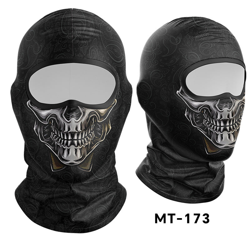 Cycling Windproof Hood Sunscreen Ice Silk Fabric