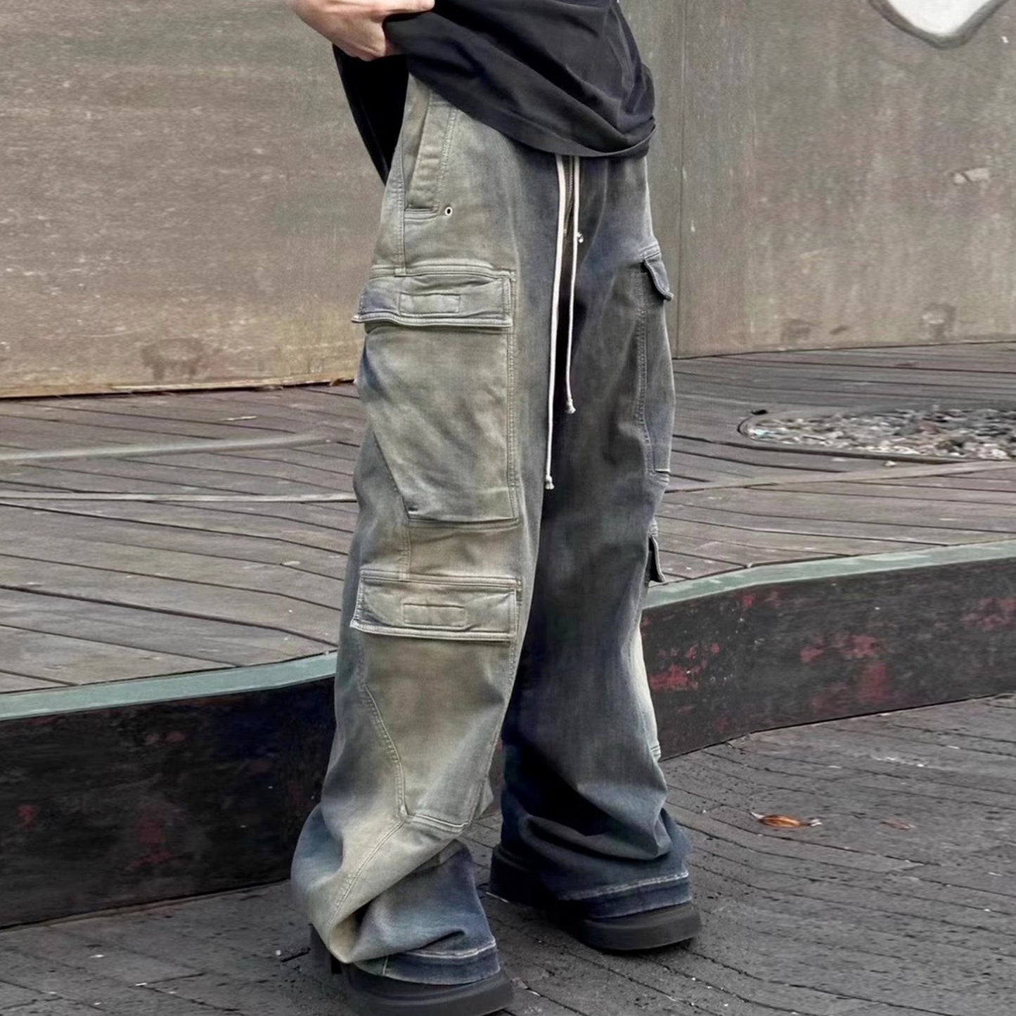 Rock Revival Jeans Washed Wide Leg Jeans