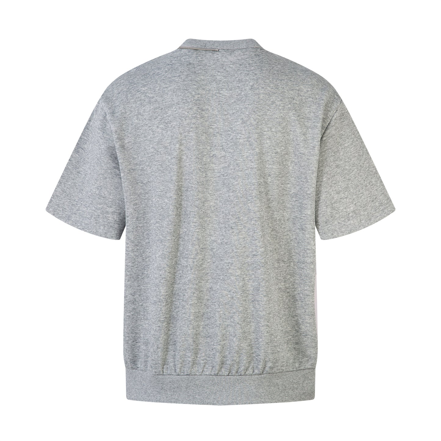 Vintage tarz t shirt vintage Cleanfit zip short sleeve t-shirt top