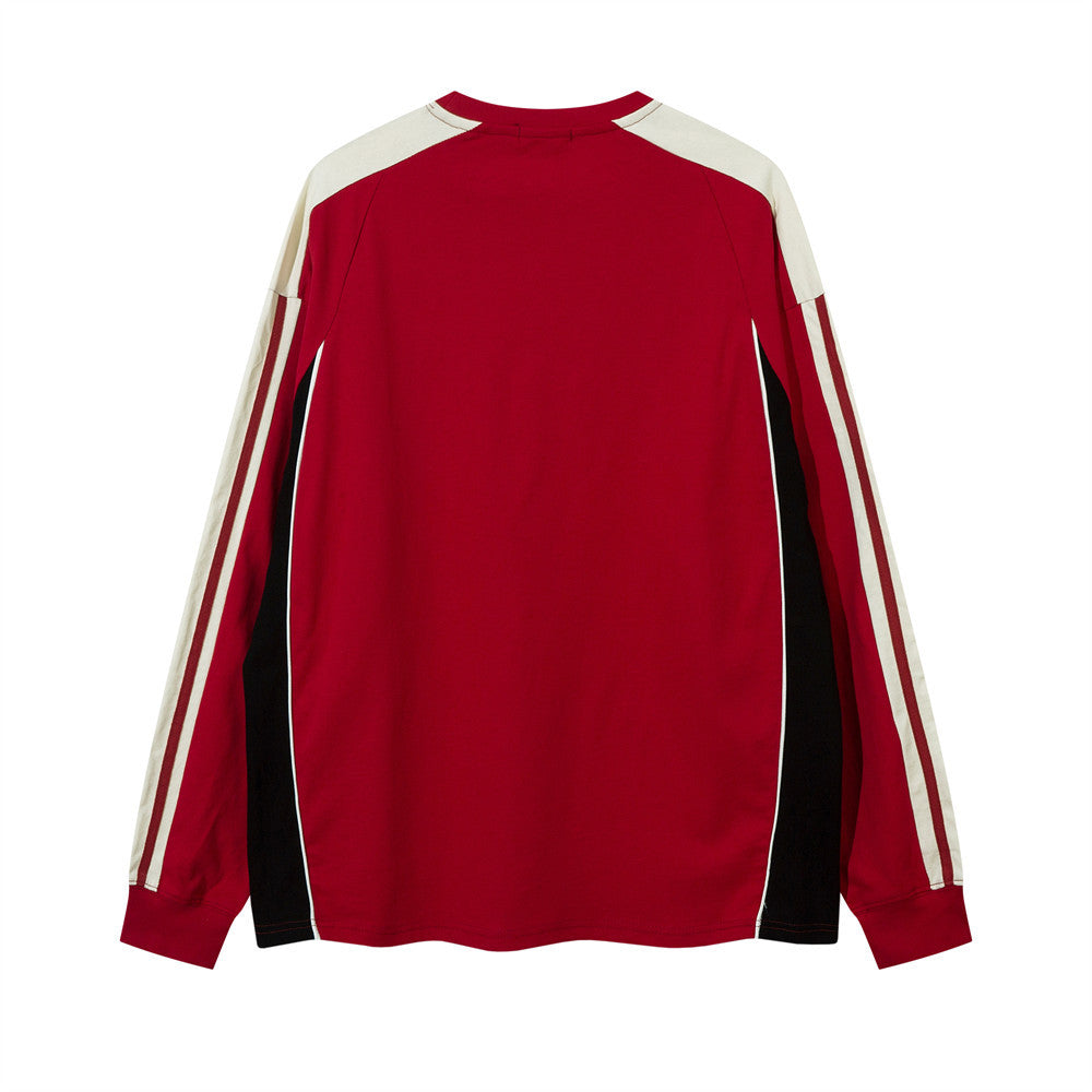 Racing oversized t shirt locomotive racing suit long sleeve t-shirt spring and autumn