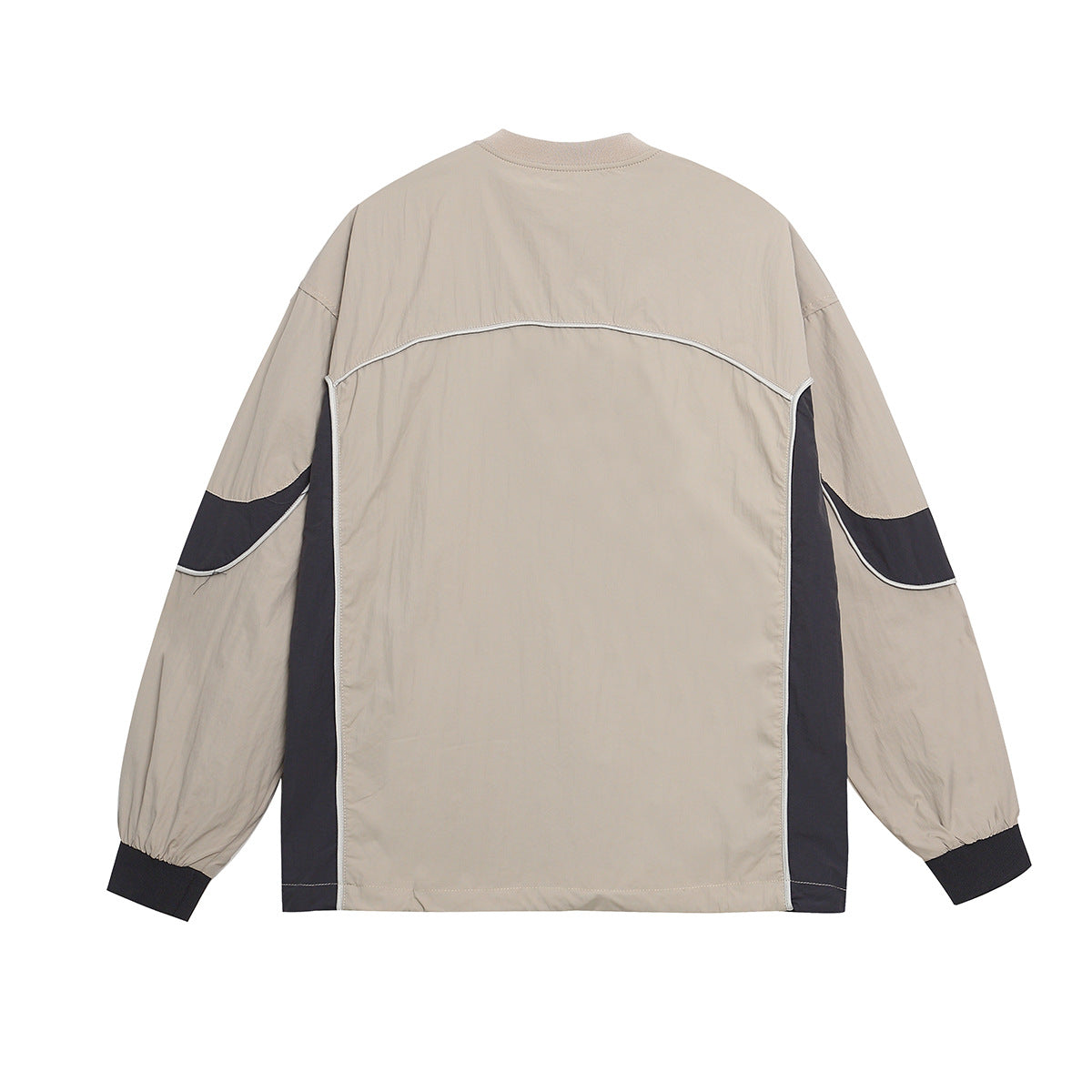 Unisex long-sleeved shirt men's autumretro round neck