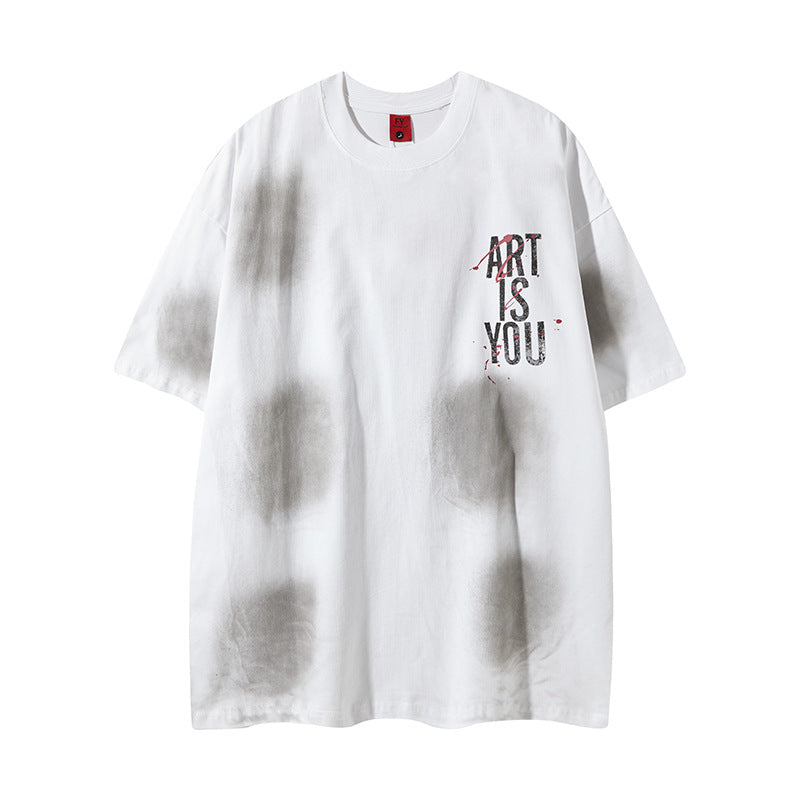 New York Hip Hop Style Loose Short Sleeve T-Shirt Summer Casual Top