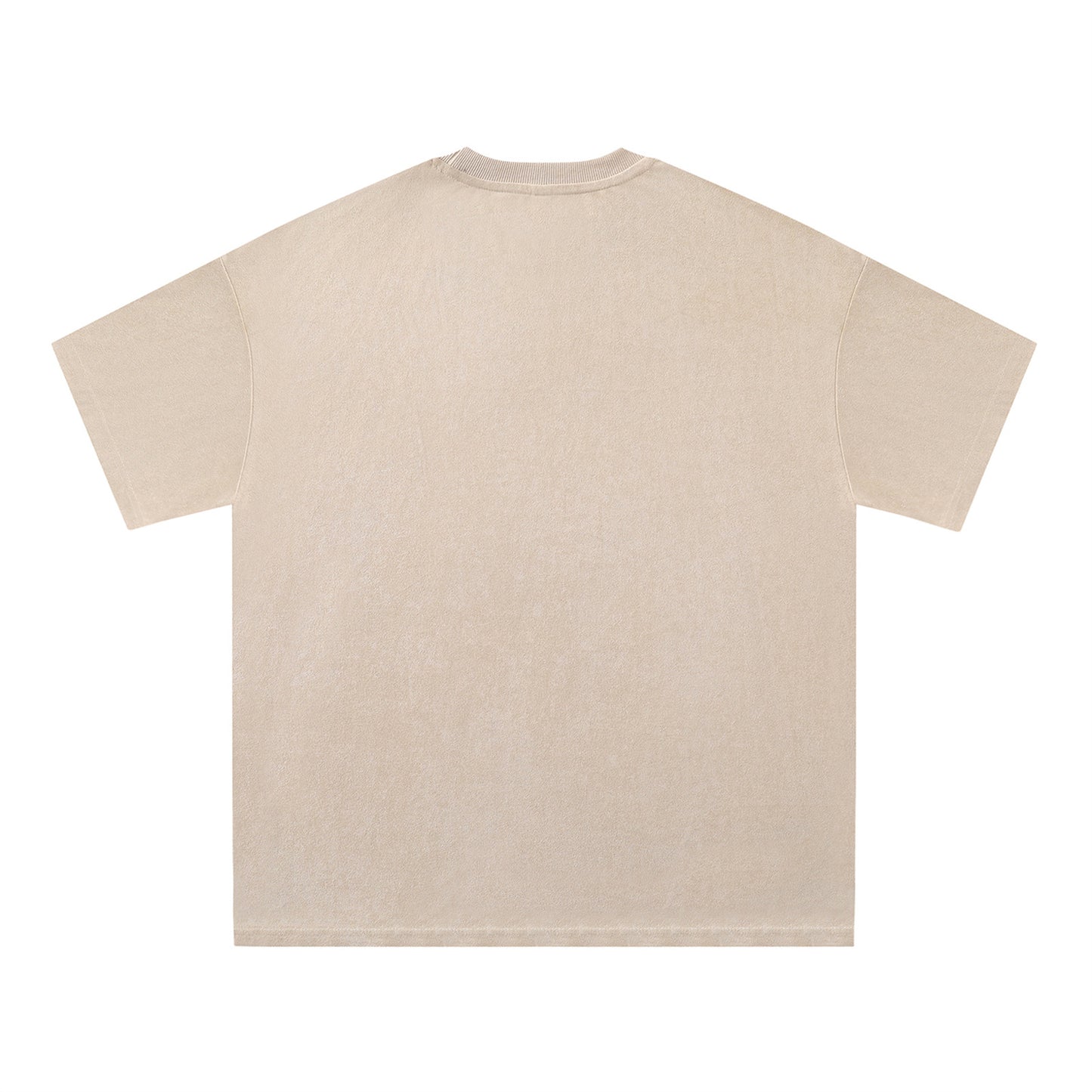 Distorted vintage alphabet print short-sleeved t-shirt summer loose top