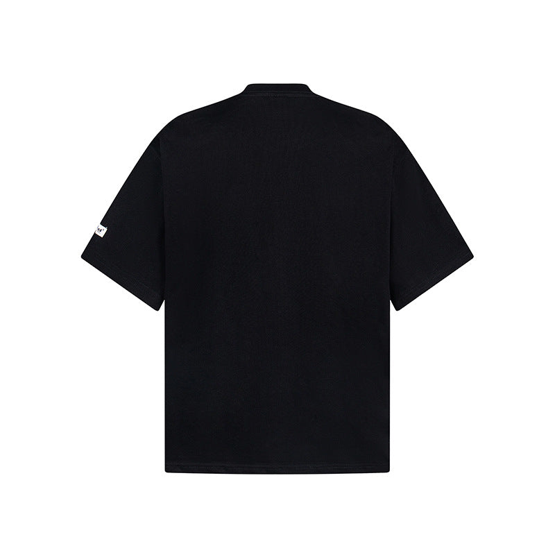 Hip Hop Shirts For Boys Vintage Alphabet 3D Print Short Sleeve T-Shirt