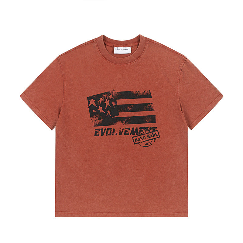 Vestimenta De Los 90 Summer Vintage Graffiti Short Sleeve T-Shirt