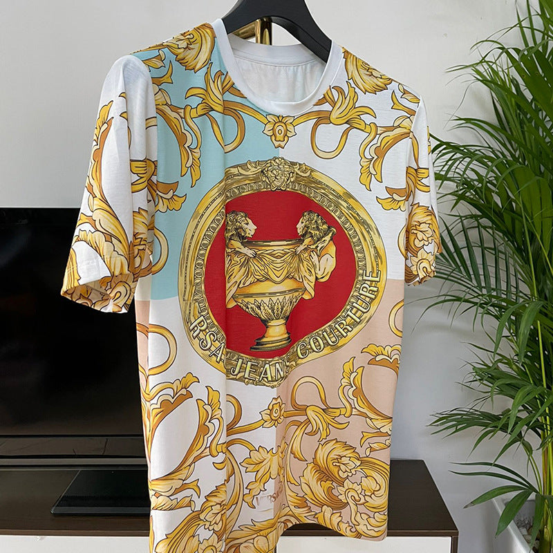 East Coast Shirts Spring/Summer Digital Print Casual Men's Short Sleeve T-Shirt
