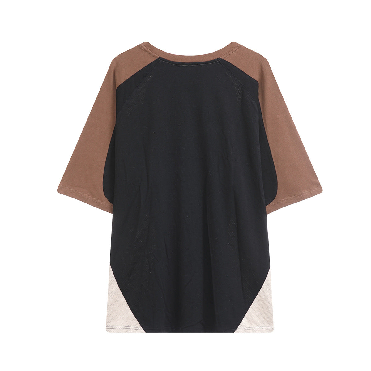 Racing oversized t shirt loose racing suit mesh cloth short sleeve t