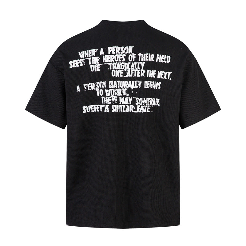 Casual Street Wear Short Sleeve Loose Drop T-Shirt