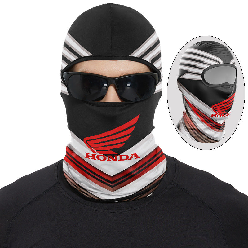 Cycling Windproof Hood Ice Silk Headgear Summer Full Face Sunscreen Windproof