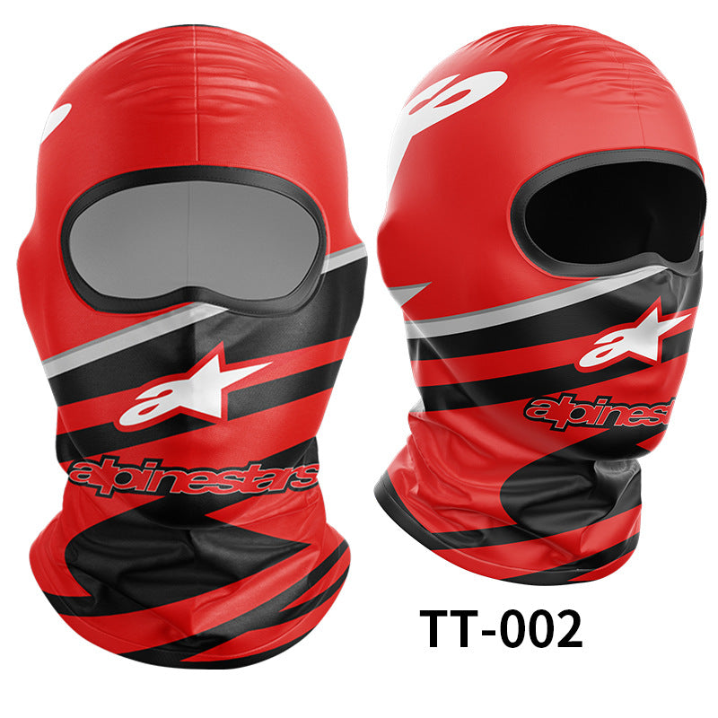 Cycling Windproof Hood Ice Silk Full Face Sunscreen