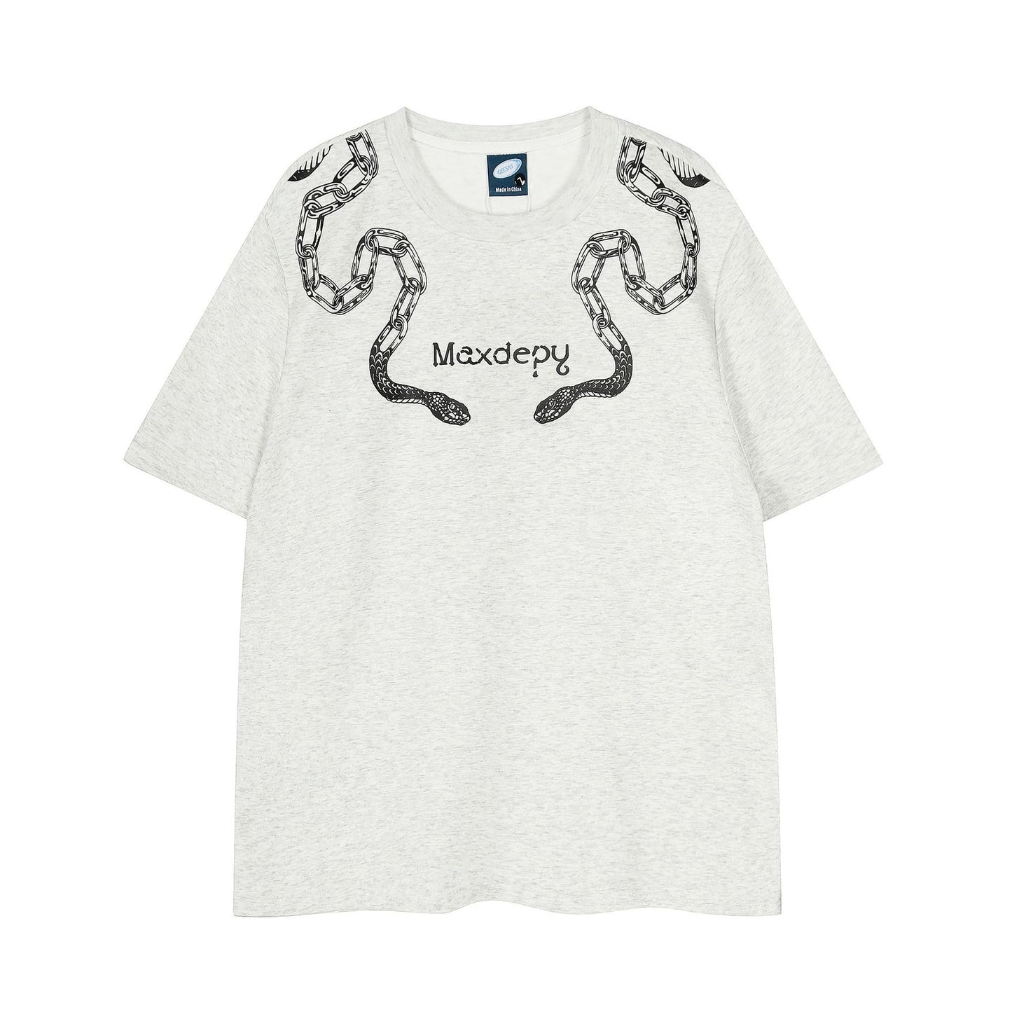 US drip outfits Summer Vintage Gradient Casual Loose Short Sleeve T-Shirts