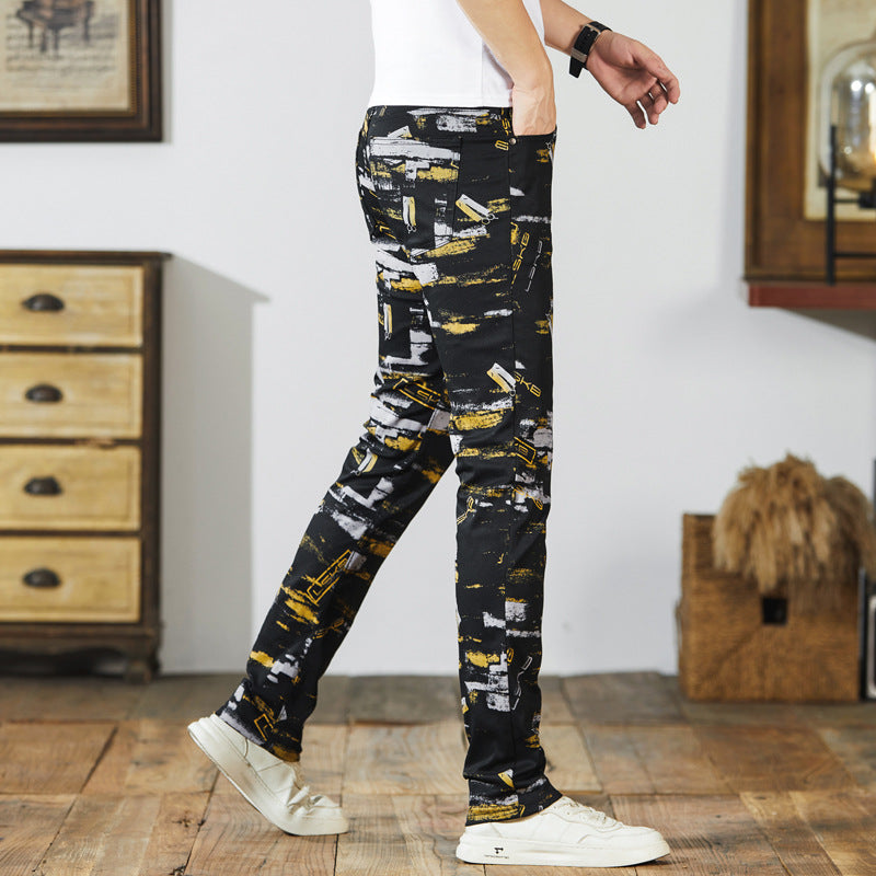 1990 Fashion Jeans Autumn Jeans Straight Pants Casual
