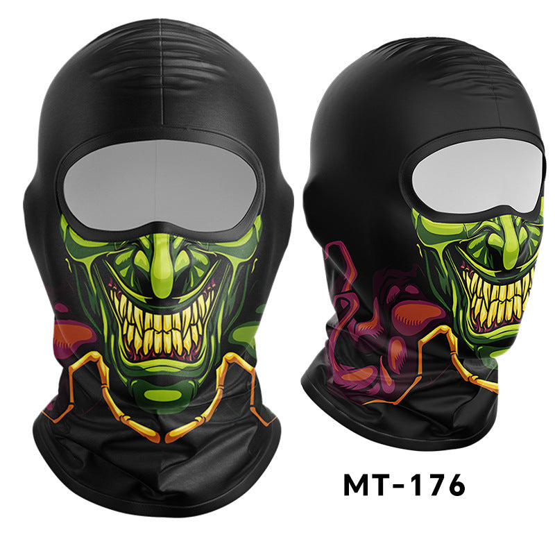 Cycling Windproof Hood Sunscreen Ice Silk Fabric