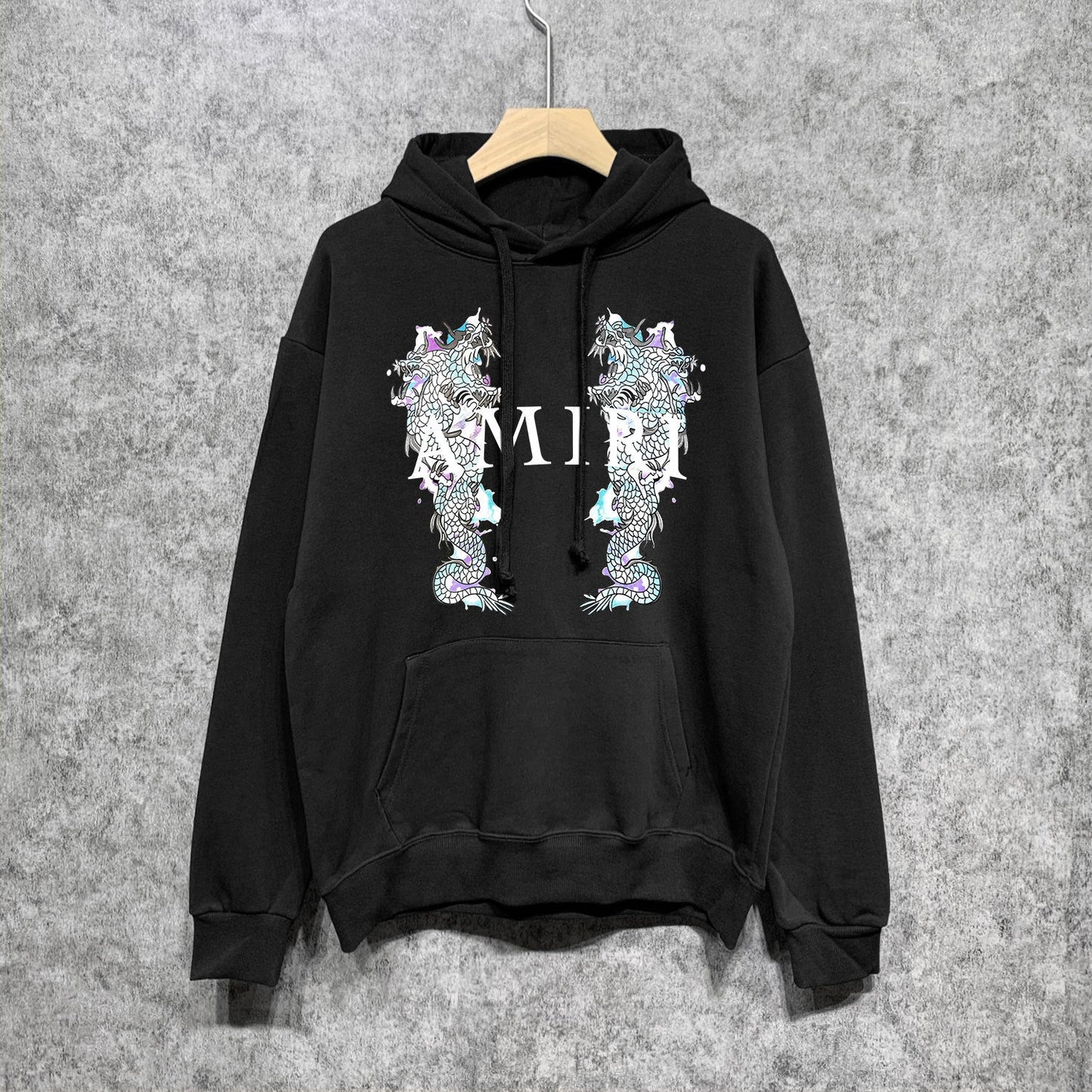 Amiri Hoodie Long Fashion Brand Hoodie Sweatshirts Hooded