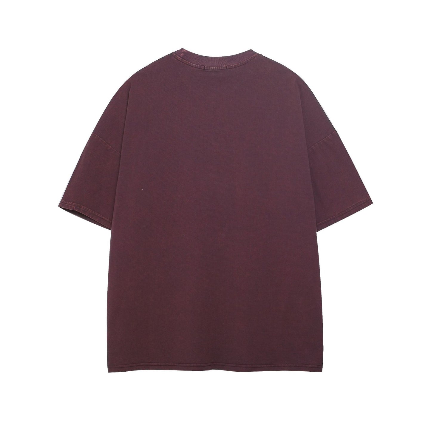 Hip Hop Clothing Summer Short Sleeve Vintage Hip Hop Wash T-Shirt
