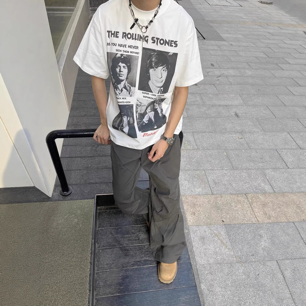 Streetwear Eua t shirt digital print T-shirt