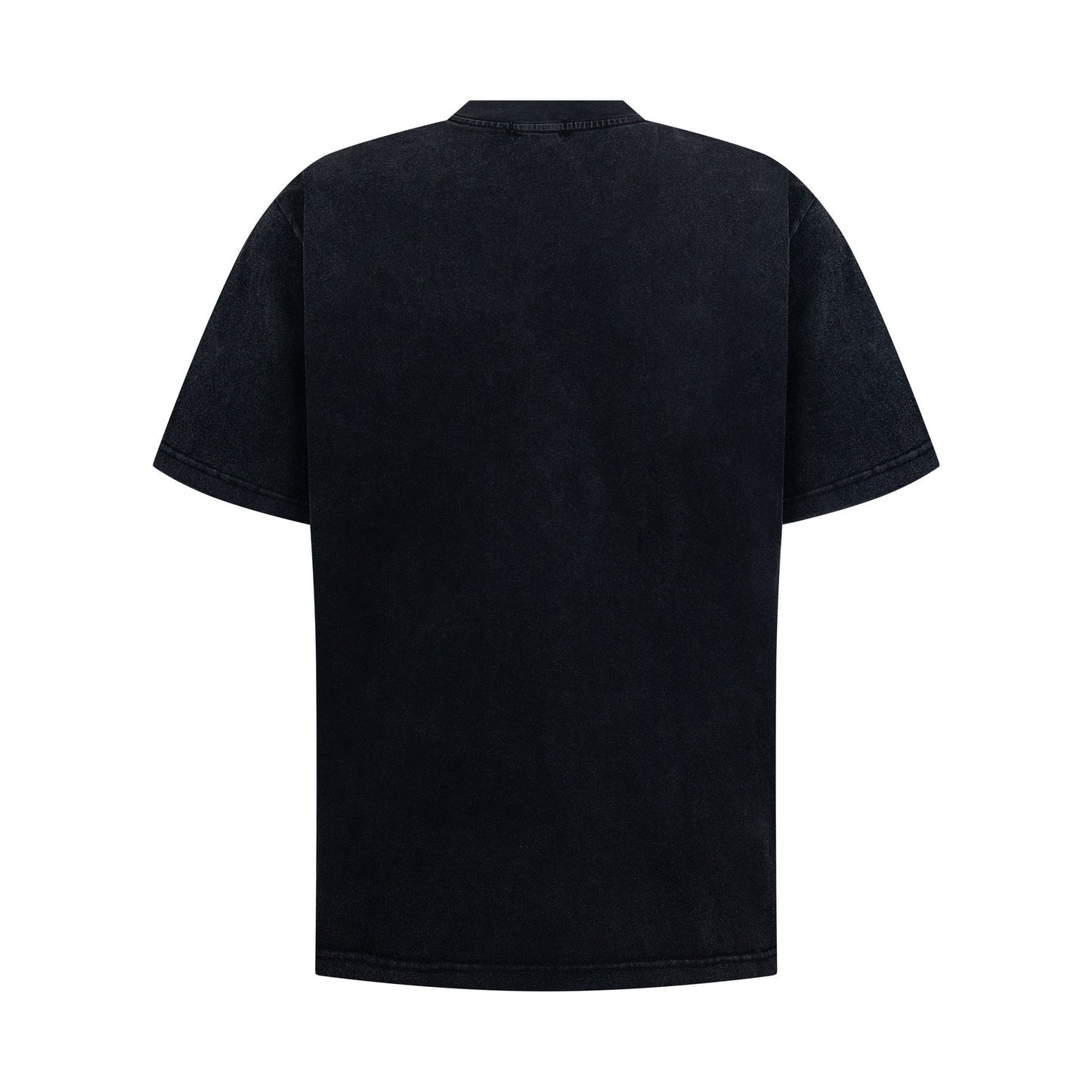 Unisex T-shirts Summer Washed Old Men's Anime Loose Short Sleeve T-Shirt