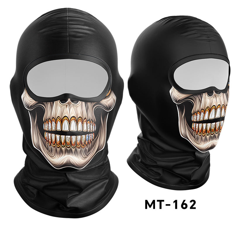 Cycling Windproof Hood Sunscreen Ice Silk Fabric