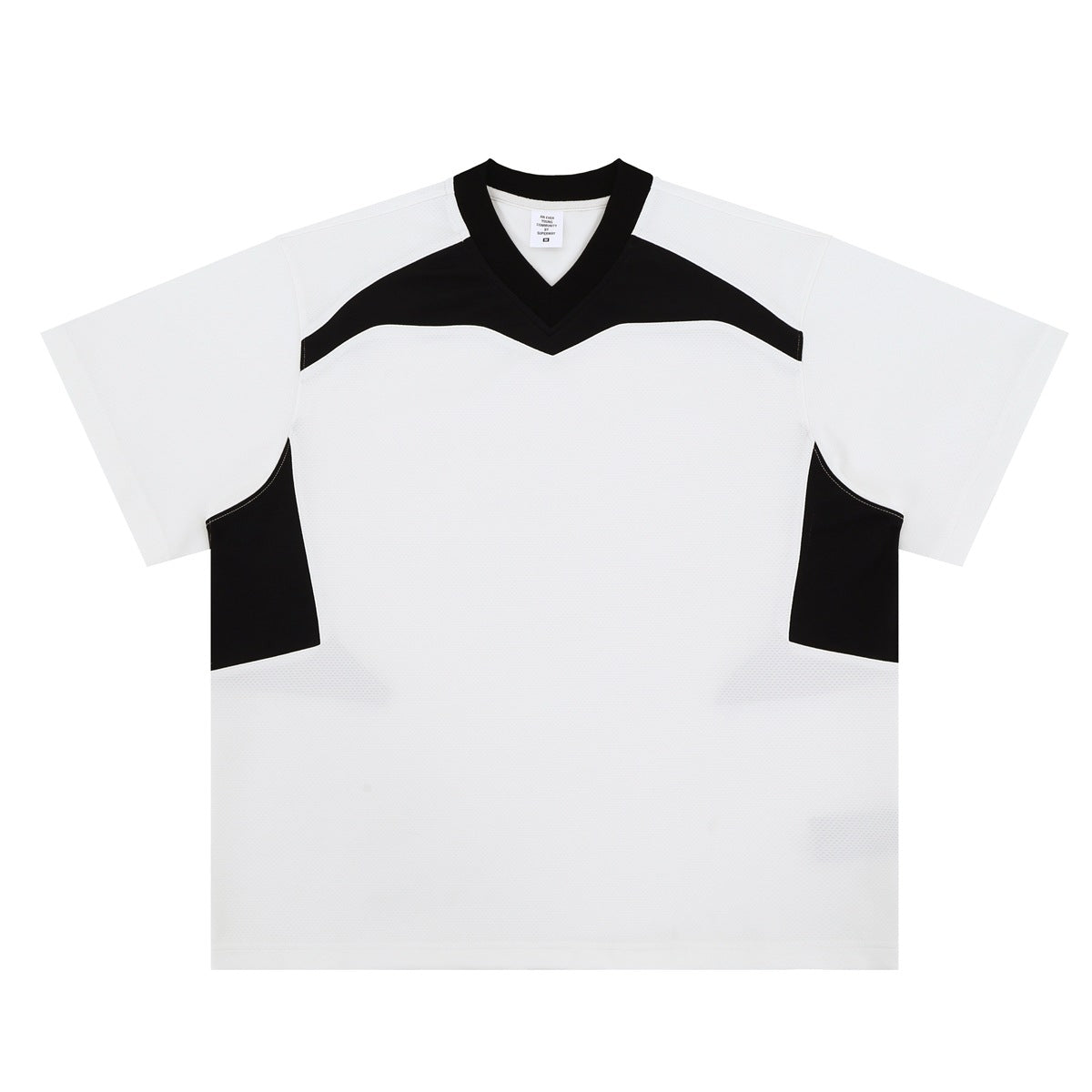 Vic Streetwear summer racing jersey sports v-neck short-sleeved T-shirt