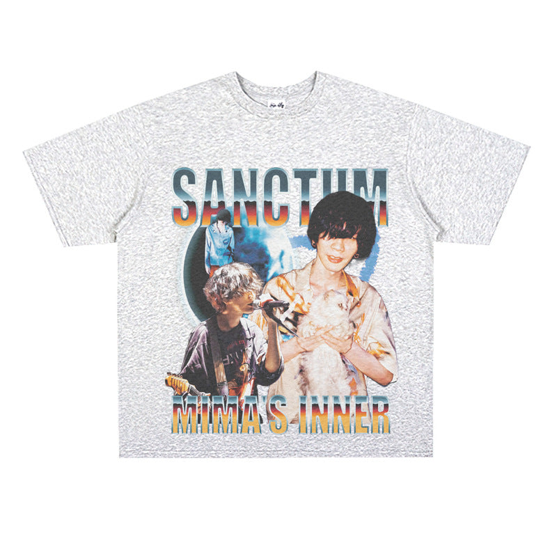 Film Star T Shirt Yonezu Kenshi Poster Commemorative Edition Loose Street T-shirt Men and Women