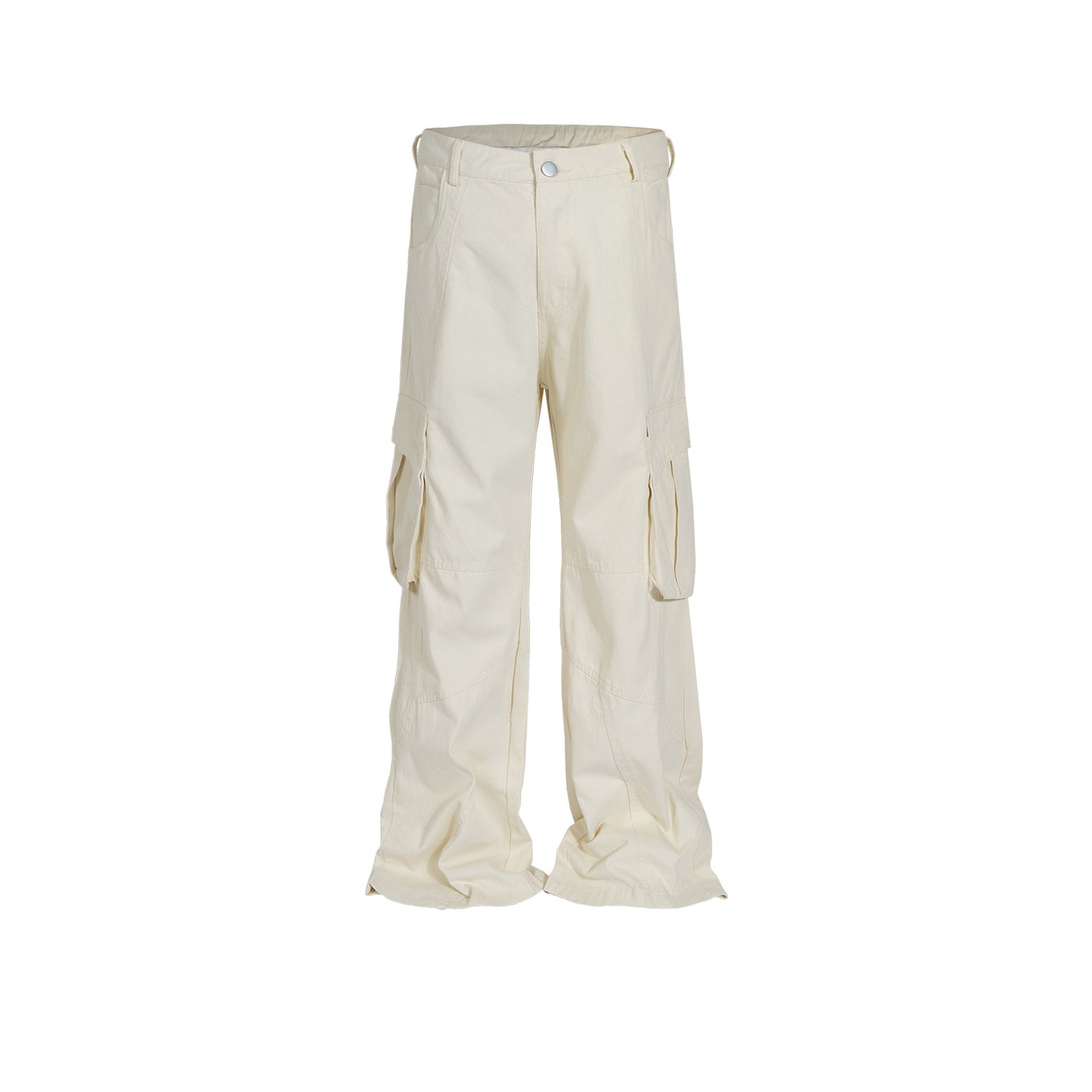 Rock Revival Jeans Multi-Pocket Trousers Straight Wide-Foot Casual Pants