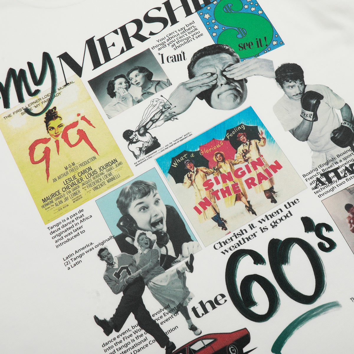 Hustle vintage summer t-shirt loose short sleeves