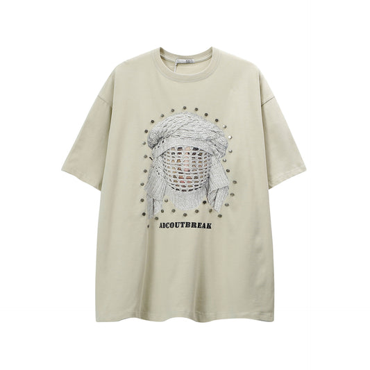 Hip Hop Clothing Summer Short Sleeve Vintage T-Shirt