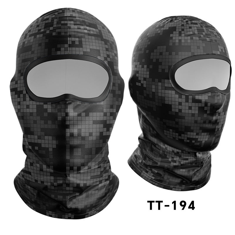 Cycling Windproof Hood Dust and Sun Protection Summer Camouflage Mask