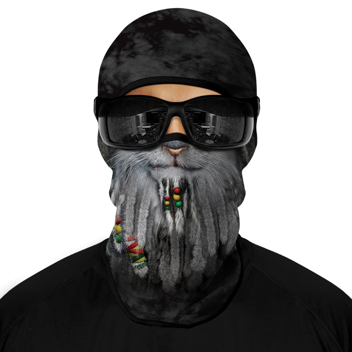Cycling Windproof Hood Ice Silk Sunscreen Windproof 3D Headgear Men and Women
