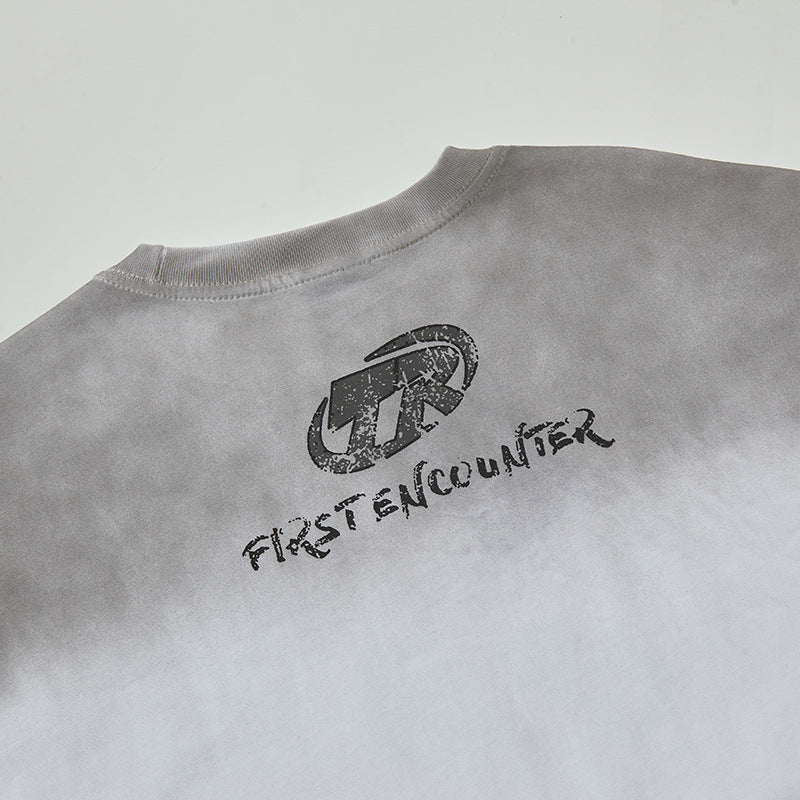 Nyc 1990 Shirt Retro Hip Hop Alphabet Short Sleeve T-Shirt