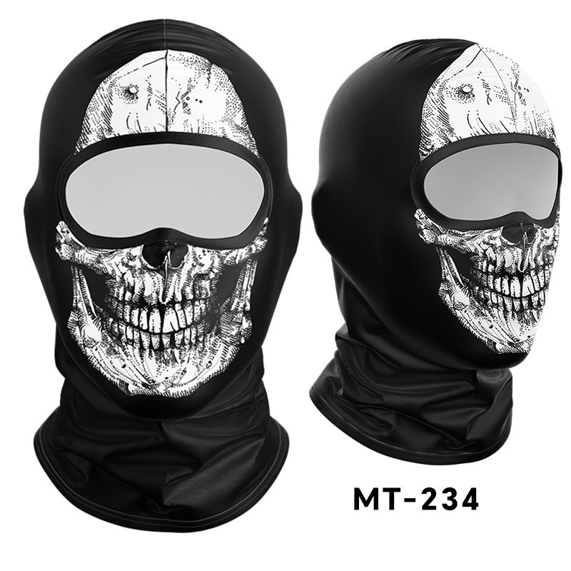 Cycling Windproof Hood Breathable Sunscreen Windproof Men's and Women's Ice Silk Fabric Lining Cap