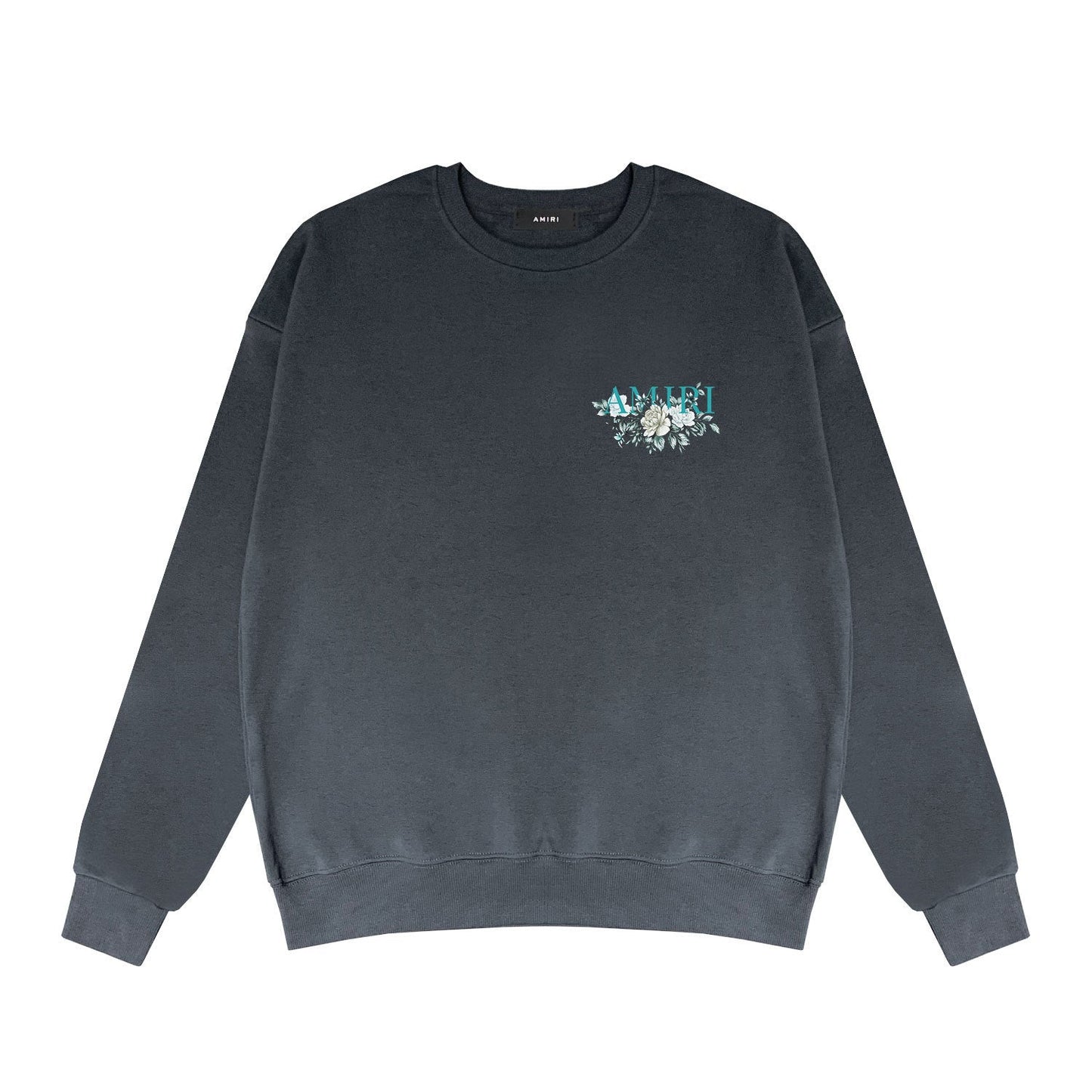 Amiri Long Sleeved Shirt Fashion Brand Crew Sweatshirts round Neck Sweater